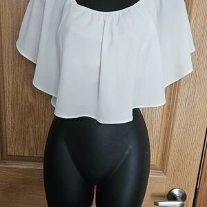 Elegant White Women's Top